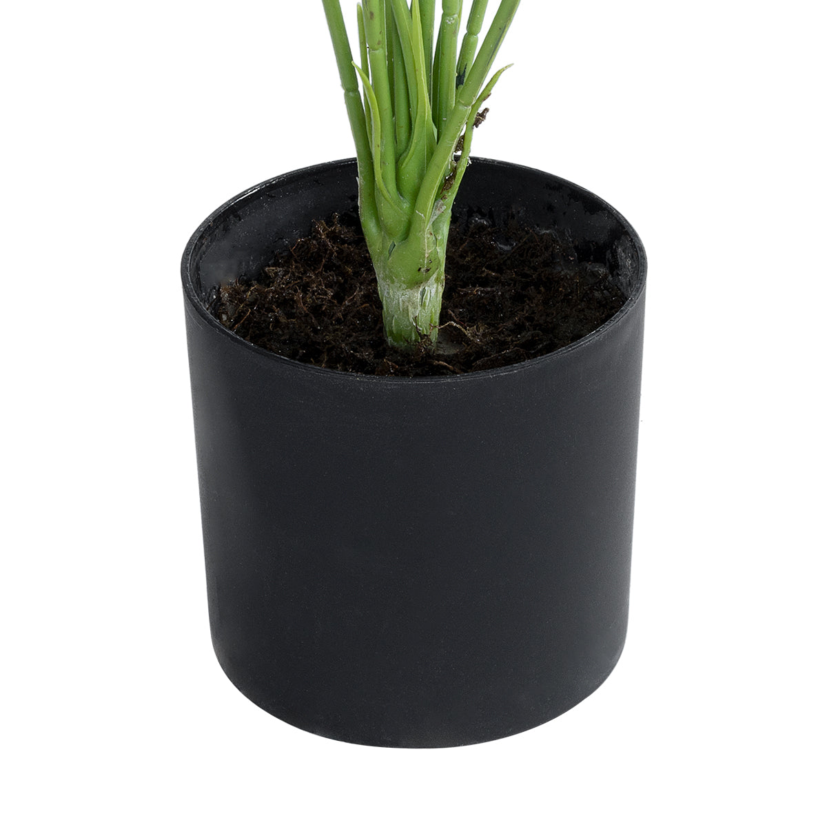 GloboStar® Artificial Garden WHITE HOSTA 20931 Διακοσμητικό Φυτό Λευκή  Χόστα Υ55cm - ledmania.gr