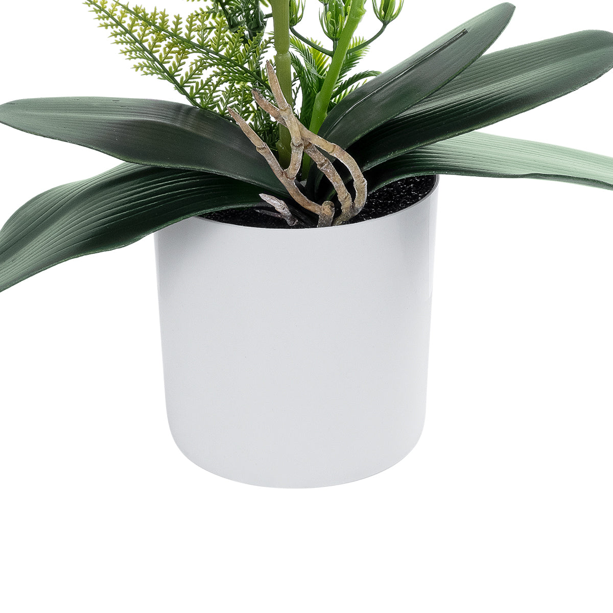 GloboStar® Artificial Garden PINK + FUCHSIA ORCHID 21079 Διακοσμητικό Φυτό Ροζ - Φούξια Ορχιδέα Υ45cm - ledmania.gr