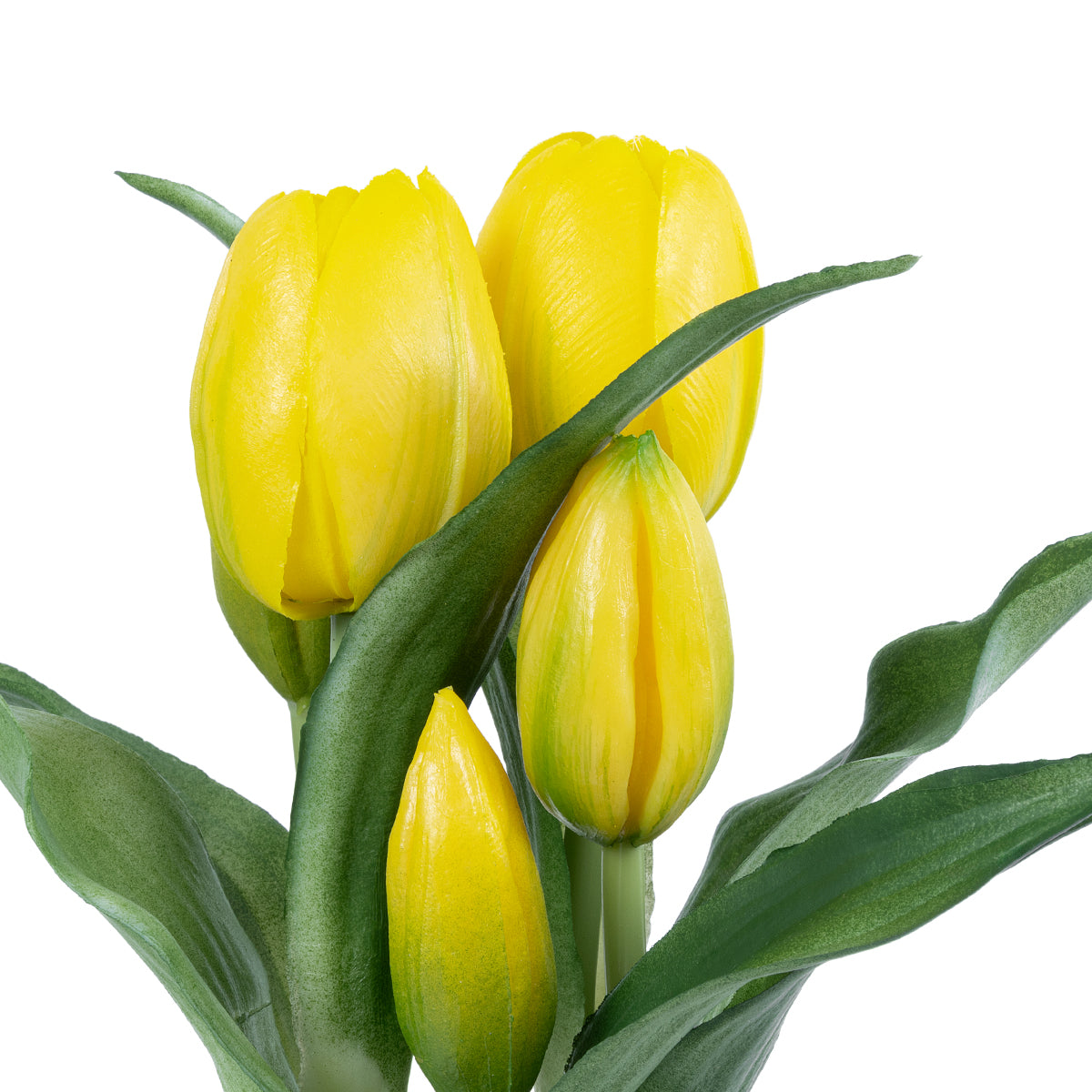 GloboStar® Artificial Garden YELLOW TULIP 21093 Διακοσμητικό Φυτό Κίτρινη Τουλίπα Υ23cm - ledmania.gr