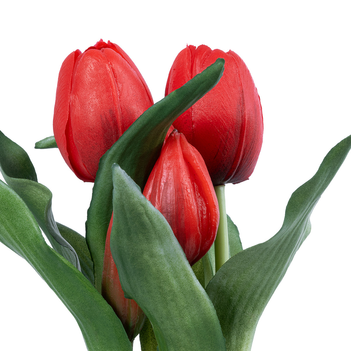 GloboStar® Artificial Garden RED TULIP 21094 Διακοσμητικό Φυτό Κόκκινη Τουλίπα Υ23cm - ledmania.gr