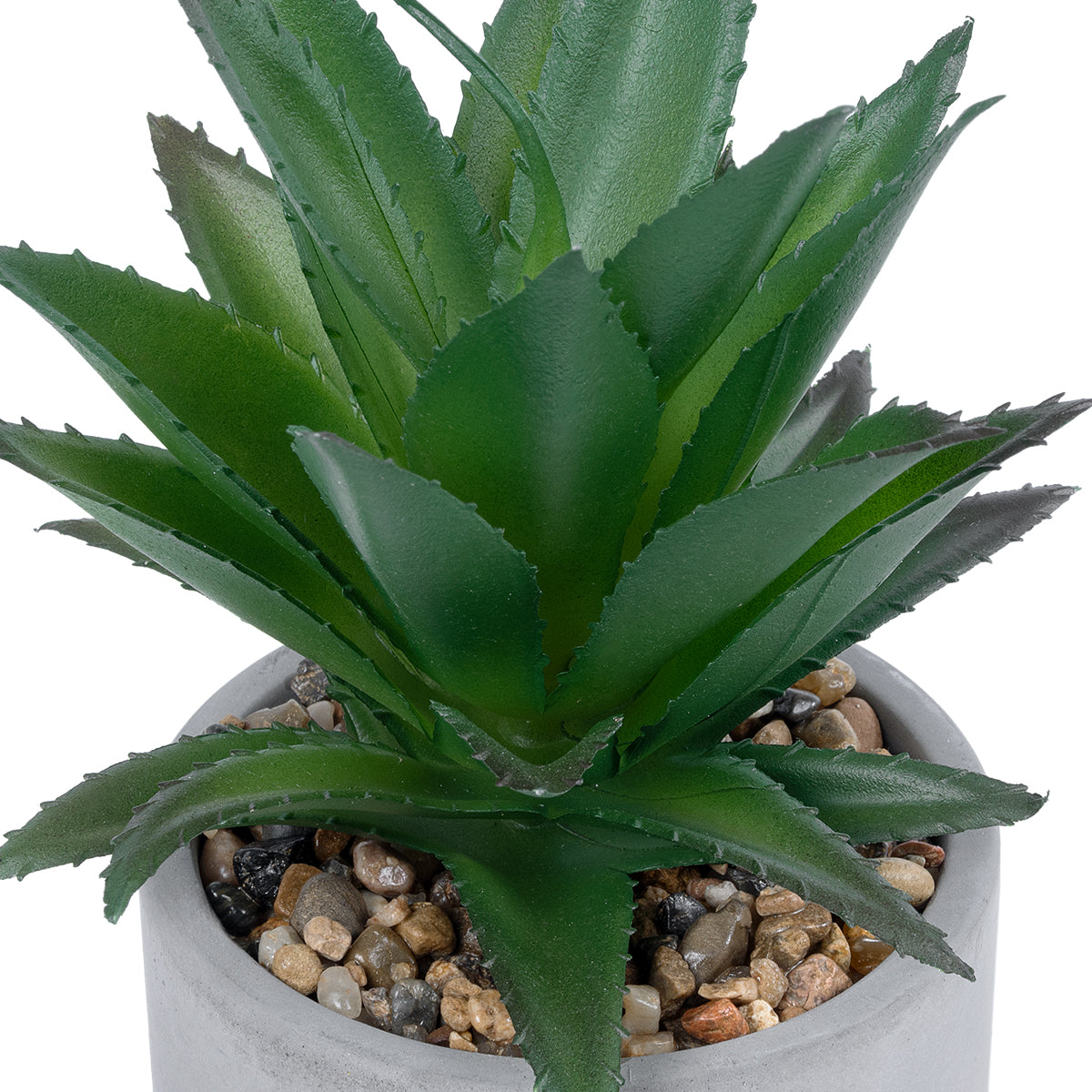 GloboStar® Artificial Garden SUCCULENT ALOE 21096 Διακοσμητικό Φυτό Παχύφυτο Αλόη Υ17cm - ledmania.gr