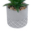 GloboStar® Artificial Garden SUCCULENT ALOE 21096 Διακοσμητικό Φυτό Παχύφυτο Αλόη Υ17cm - ledmania.gr