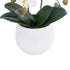 GloboStar® Artificial Garden WHITE ORCHID 21117 Διακοσμητικό Φυτό Λευκή Ορχιδέα Υ45cm - ledmania.gr