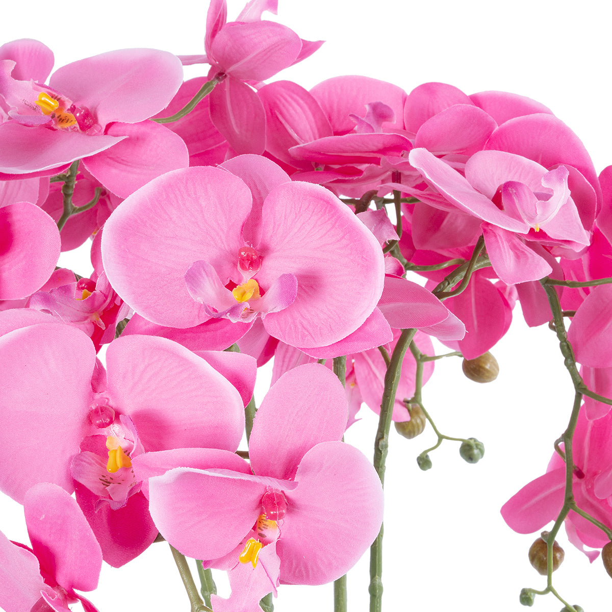 GloboStar® Artificial Garden PINK ORCHID 21124 Διακοσμητικό Φυτό Ροζ Ορχιδέα Υ50cm - ledmania.gr