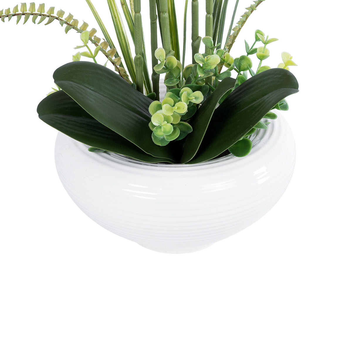 GloboStar® Artificial Garden PINK ORCHID 21124 Διακοσμητικό Φυτό Ροζ Ορχιδέα Υ50cm - ledmania.gr