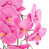 GloboStar® Artificial Garden PINK ORCHID 21127 Διακοσμητικό Φυτό Έντονο Ροζ Ορχιδέα Υ39cm - ledmania.gr