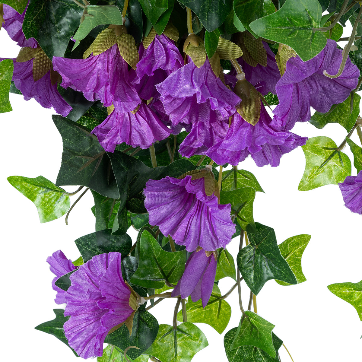 GloboStar® Artificial Garden  MORNING GLORY HANGIN PLANT 21132 Τεχνητό Διακοσμητικό Κρεμαστό  Κλαδί Ορτανσίας Y65cm - ledmania.gr