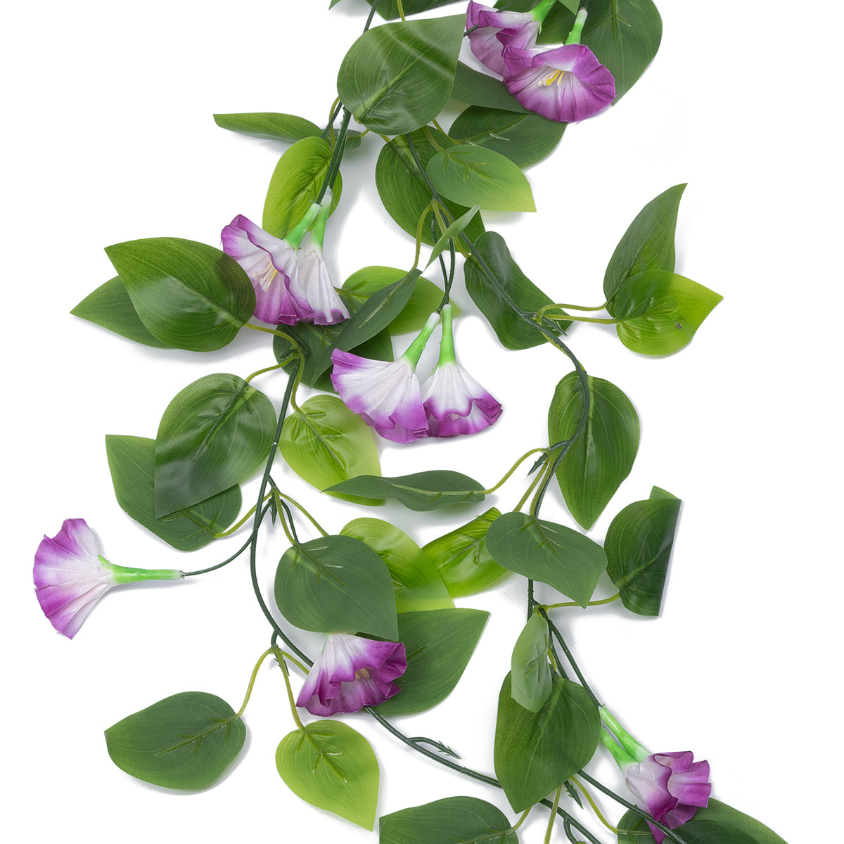 GloboStar® Artificial Garden MORNING GLORY GARLAND 21152 Τεχνητή Διακοσμητική Γιρλάντα Ορτανσίας 230cm Σετ 2 τεμαχίων - ledmania.gr
