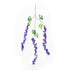 GloboStar® Artificial Garden VIOLET WISTERIA FLOWER BRANCH 21509 Σετ 12 Τεχνητά Διακοσμητικά κλαδιά Βιστέριας Βιολετί Φ45 x Υ120cm - ledmania.gr