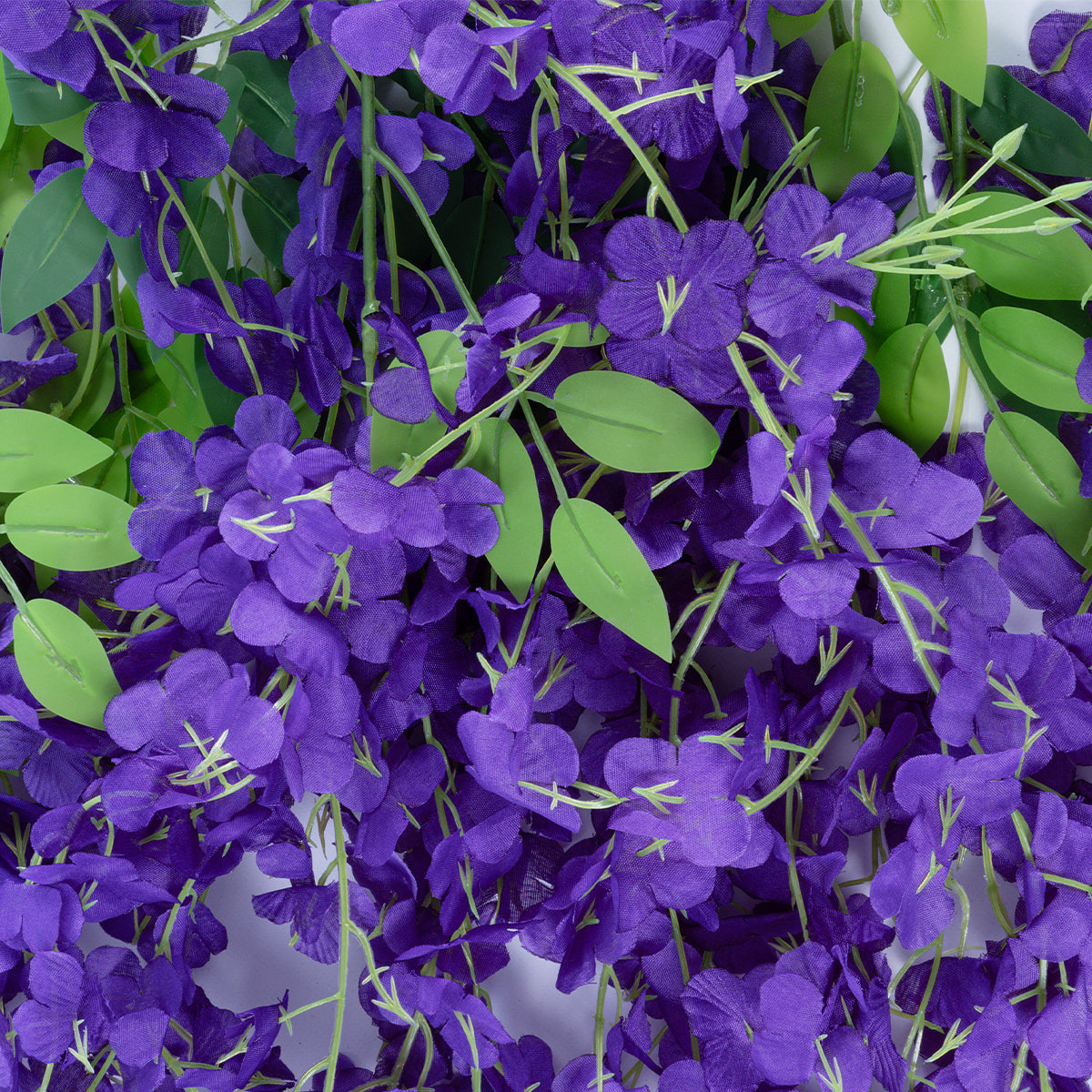 GloboStar® Artificial Garden VIOLET WISTERIA FLOWER BRANCH 21509 Σετ 12 Τεχνητά Διακοσμητικά κλαδιά Βιστέριας Βιολετί Φ45 x Υ120cm - ledmania.gr