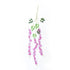 GloboStar® Artificial Garden PURPLE WISTERIA FLOWER BRANCH 21510 Σετ 12 Τεχνητά Διακοσμητικά κλαδιά Βιστέριας Μωβ Φ45 x Υ120cm - ledmania.gr