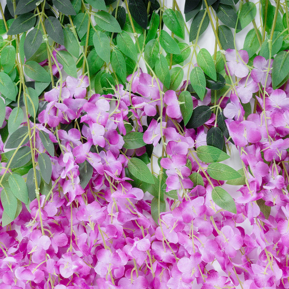 GloboStar® Artificial Garden PURPLE WISTERIA FLOWER BRANCH 21510 Σετ 12 Τεχνητά Διακοσμητικά κλαδιά Βιστέριας Μωβ Φ45 x Υ120cm - ledmania.gr