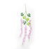 GloboStar® Artificial Garden PALE PINK WISTERIA FLOWER BRANCH 21511 Σετ 12 Τεχνητά Διακοσμητικά κλαδιά Βιστέριας Απαλό Ροζ Φ45 x Υ120cm - ledmania.gr