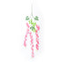 GloboStar® Artificial Garden HOT PINK WISTERIA FLOWER BRANCH 21512 Σετ 12 Τεχνητά Διακοσμητικά κλαδιά Βιστέριας Έντονο Ροζ Φ45 x Υ120cm - ledmania.gr