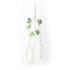 GloboStar® Artificial Garden WHITE WISTERIA FLOWER BRANCH 21513 Σετ 12 Τεχνητά Διακοσμητικά κλαδιά Βιστέριας Λευκό Φ45 x Υ120cm - ledmania.gr