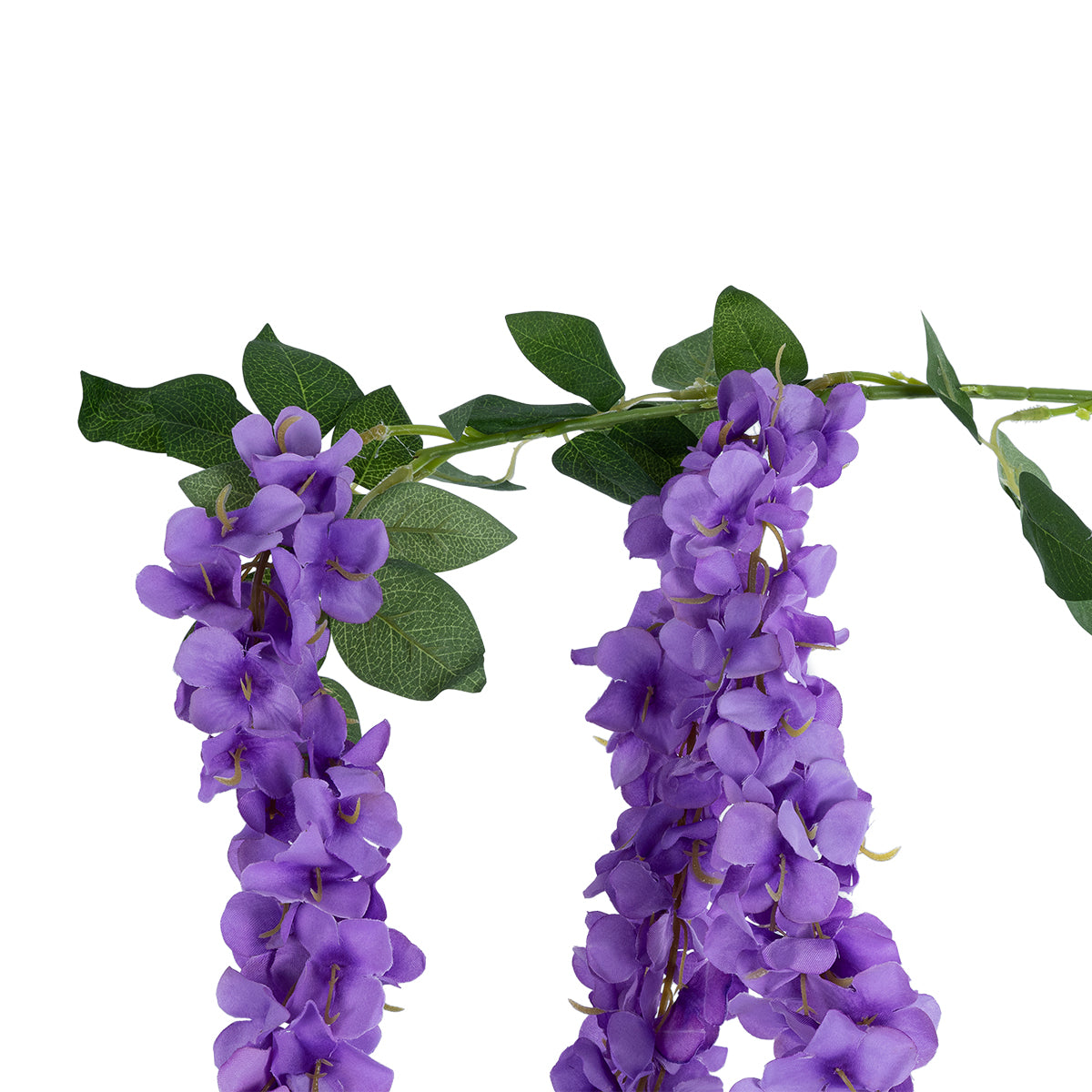 GloboStar® Artificial Garden PURPLE WISTERIA FLOWER BRANCH 21517 Τεχνητό Διακοσμητικό κλαδί Βιστέρια Μωβ Φ45 x Υ164cm - ledmania.gr
