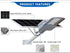 400 watt Φωτιστικό δρόμου υψηλής ποιότητας Led 36000mA Μπαταρια split light εξωτερικού χώρου ηλιακού φωτός - ledmania.gr