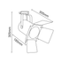 ^TRACK LIGHT No238 WHITE 4WIRE PAR30 E27 - ledmania.gr