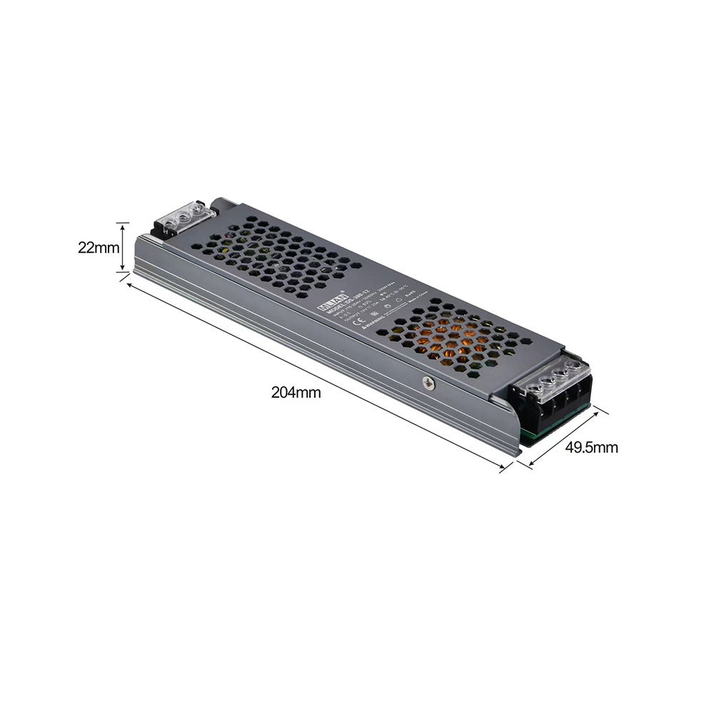 Τροφοδοτικό 24V EXTRA SLIM 300W 12,5A