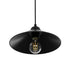 GLOBOSTAR® FONTE 203-0080 Μοντέρνο Κρεμαστό Φωτιστικό Οροφής με Ντουί 1 x E27 AC 220-240V IP20 - Μαύρο - Μ30 x Π30 x Υ15cm - ledmania.gr