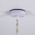GloboStar® ZAMBIA 36208 Boho Κρεμαστό Φωτιστικό Μακραμέ Μονόφωτο 1 x E27 IP20 Μπεζ Ύφασμα Μ30 x Π30 x Υ60cm - ledmania.gr