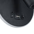 GLOBOSTAR® LADY-R 60938 Μοντέρνο Φωτιστικό Τοίχου - Απλίκα Ξενοδοχείου Reading Light με Φορτιστή USB 3A LED 6W 600lm 36° & 360° AC 220-240V IP20 Φυσικό Λευκό 4500K - Bridgelux COB Chip & TÜV SÜD Driver - Μαύρο Ματ - Μ15 x Π15 x Υ7cm - 3 Χρόνια Εγγύηση