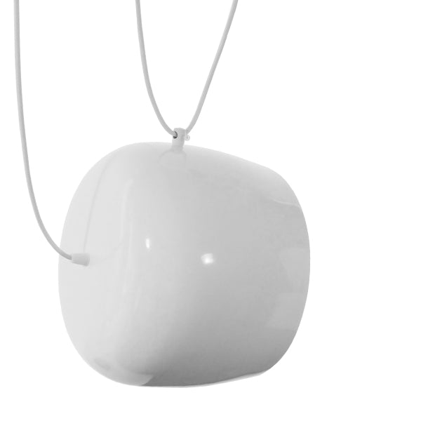GloboStar® JASPER 01376 SET 3 Μοντέρνα Κρεμαστά Φωτιστικά Οροφής Τρίφωτο 3 x E27 Λευκά Μεταλλικά Καμπάνα Φ25 x Υ22cm - ledmania.gr