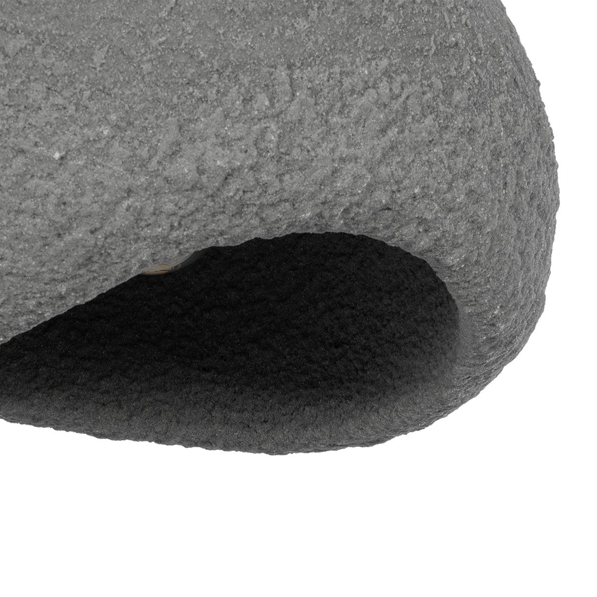 GloboStar® STONE 204-0122 Μοντέρνο Κρεμαστό Φωτιστικό Καμπάνα Μονόφωτο 1 x E27 IP20 Γκρι Σκoύρο Πολυστερίνη με Ρητίνη - Μ31.5 x Π35 x Υ26cm - ledmania.gr