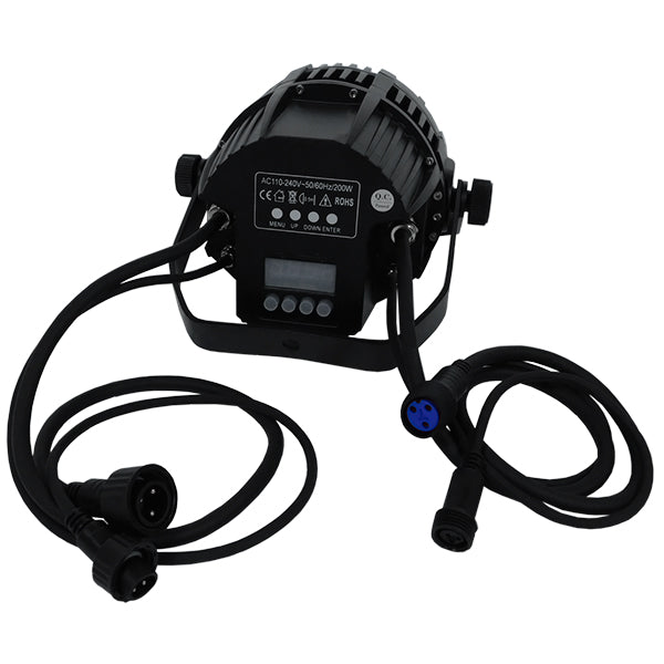 GLOBOSTAR® PAR 51129 Stage Κεφαλή Par LED 216W 15° AC 220-240V Αδιάβροχο IP65 36 x 6W CREE Chip Πολύχρωμο RGB Dimmable DMX512 Protocol 7 Channels - Μ29 x Π29 x Υ35cm - 2 Χρόνια Εγγύηση - ledmania.gr