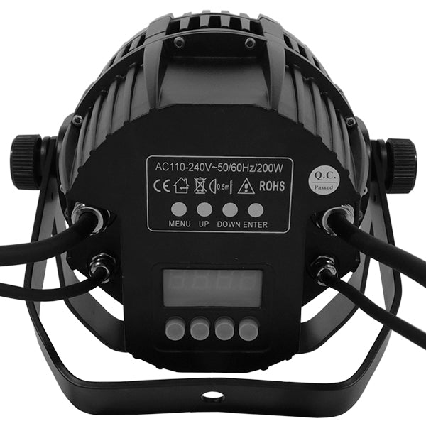 GLOBOSTAR® PAR 51129 Stage Κεφαλή Par LED 216W 15° AC 220-240V Αδιάβροχο IP65 36 x 6W CREE Chip Πολύχρωμο RGB Dimmable DMX512 Protocol 7 Channels - Μ29 x Π29 x Υ35cm - 2 Χρόνια Εγγύηση - ledmania.gr