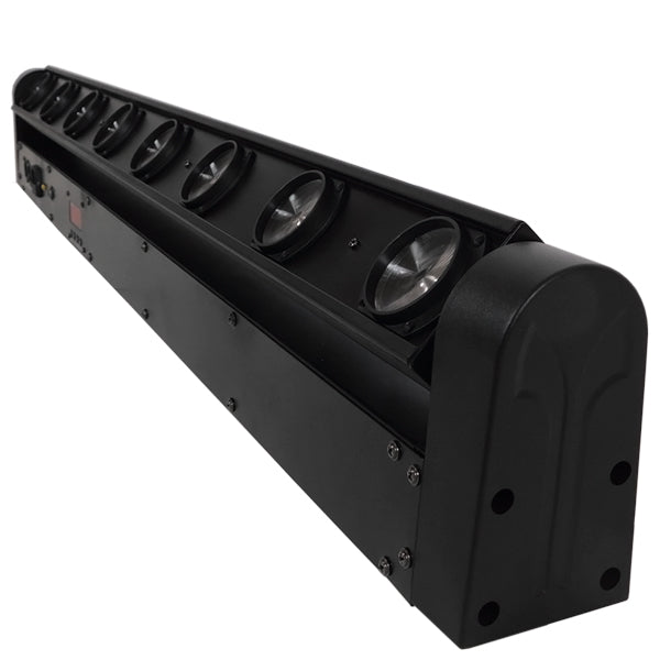 GLOBOSTAR® BAR 51132 Stage Κινούμενη Ρομποτική Κεφαλή Super Beam LED 160W 8° AC 220-240V IP20 8 x 20W CREE Chip Πολύχρωμο RGBW Dimmable DMX512 Protocol 9/38 Channels - Μ110 x Π13.2 x Υ15.5cm - 2 Χρόνια Εγγύηση - ledmania.gr