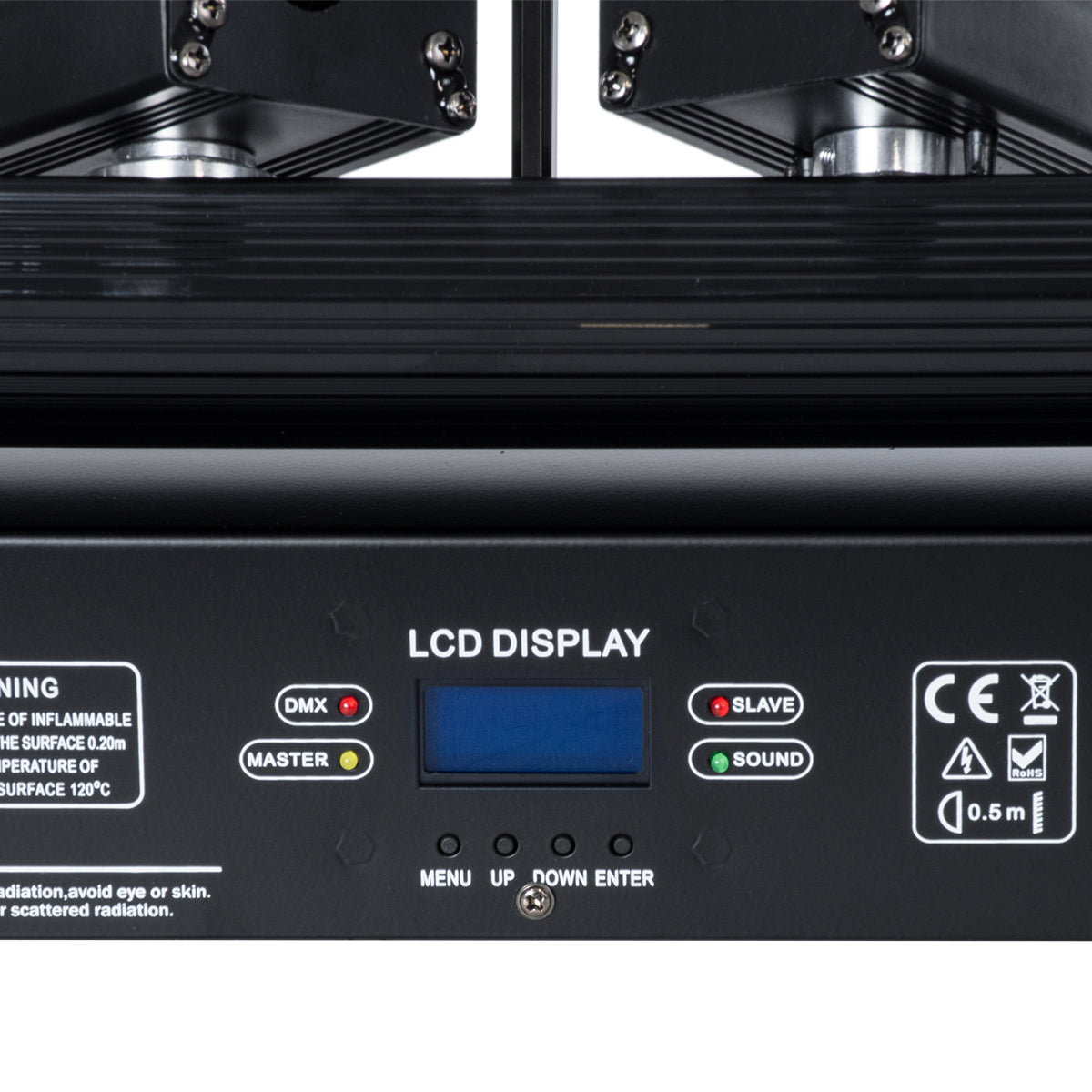 GLOBOSTAR® AMNESIA 51179 Stage Κινούμενη Ρομποτική Κεφαλή Spider Super Beam LASER 150W 2° AC 220-240V IP20 6 x 1W LASER Chip 300mW RED/638nm 100mW GREEN/531nm 600mW BLUE/442nm Πολύχρωμο RGB Dimmable DMX512 Protocol 14/35 Channels - Μ86 x Π23 x Υ9cm - 2... - ledmania.gr