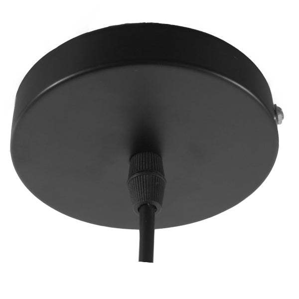 GloboStar® WICKHAM 01171 Vintage Κρεμαστό Φωτιστικό Καμπάνα Μονόφωτο 1 x E27 IP20 Διάφανο Γυαλί με Μαύρο & Χρυσό Μέταλλο Μ30 x Π30 x Y25cm - ledmania.gr