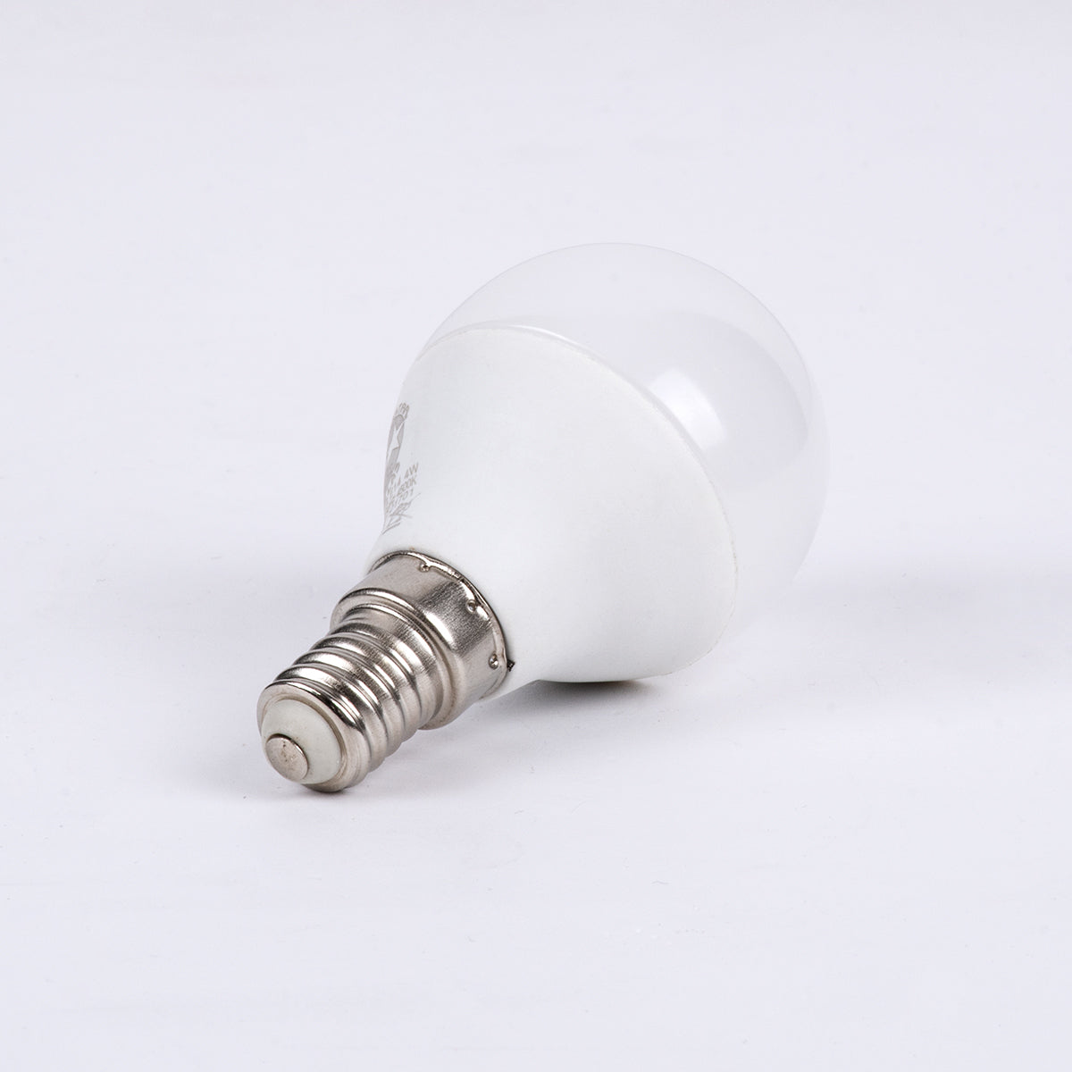 GloboStar® 60016 Λάμπα LED E14 G45 Γλομπάκι 6W 582lm 260° AC 220-240V IP20 Φ4.5 x Υ7.8cm Φυσικό Λευκό 4500K - 3 Years Warranty