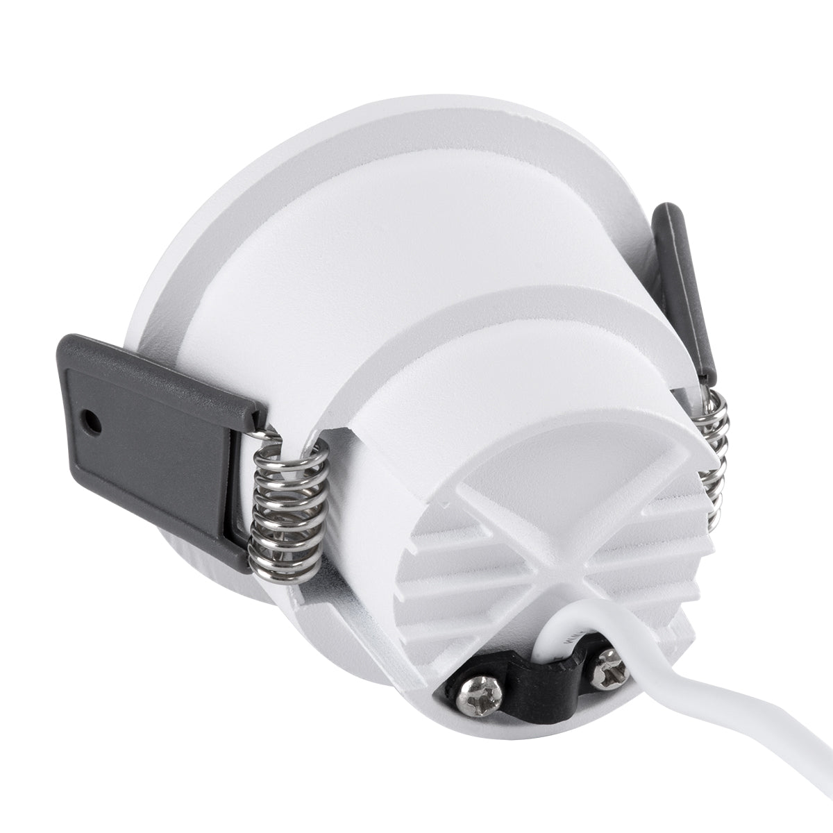 GLOBOSTAR® PLUTO-S 60249 Χωνευτό Downlight Σποτ με Honeycomb Anti Glare Reflector LED 7W 875lm 38° AC 220-240V IP20 Θερμό Λευκό 2700K - Bridgelux COB Chip & TÜV SÜD Driver - Λευκό Ματ - Μ6.4 x Π6.4 x Υ4.9cm / Q5.5cm - 5 Χρόνια Εγγύηση