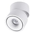GloboStar® OMEGA-S 60299 Επιφανειακό LED Spot Downlight Φ10cm 12W 1500lm 36° AC 220-240V IP20 Φ10 x Υ10.5cm - Στρόγγυλο - Λευκό - Θερμό Λευκό 2700K - Bridgelux COB - 5 Years Warranty - ledmania.gr