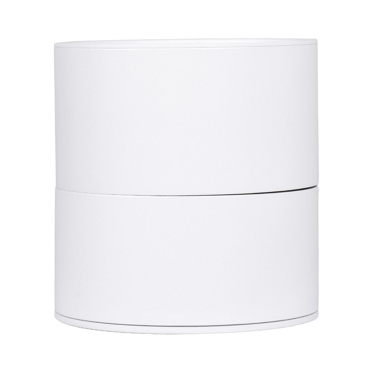 GloboStar® OMEGA-S 60299 Επιφανειακό LED Spot Downlight Φ10cm 12W 1500lm 36° AC 220-240V IP20 Φ10 x Υ10.5cm - Στρόγγυλο - Λευκό - Θερμό Λευκό 2700K - Bridgelux COB - 5 Years Warranty - ledmania.gr