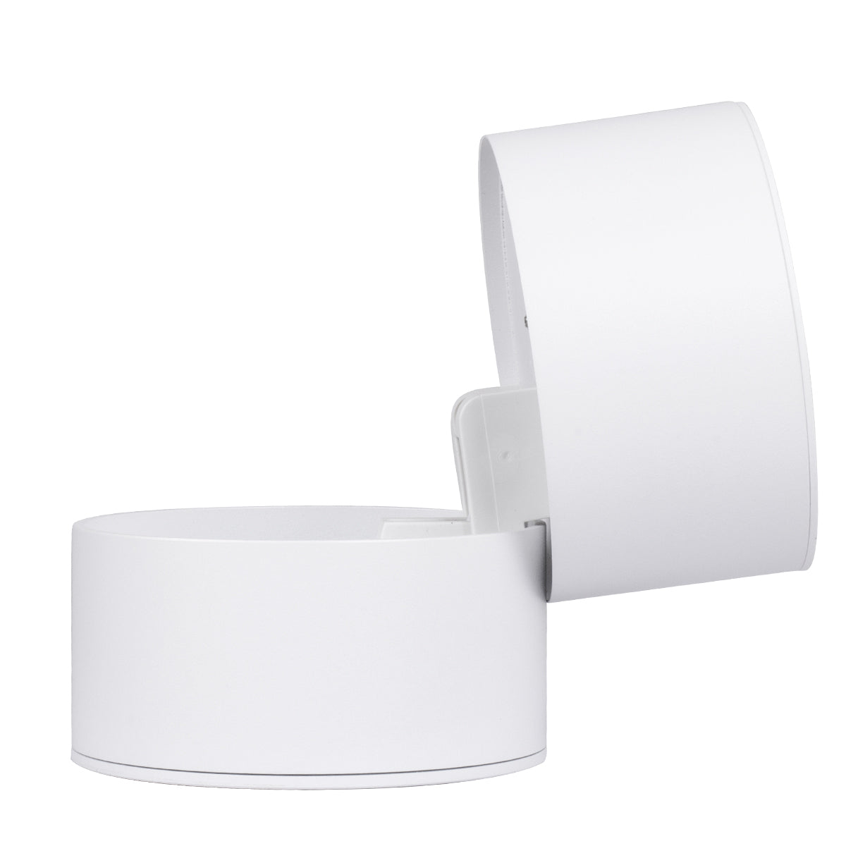 GloboStar® OMEGA-S 60299 Επιφανειακό LED Spot Downlight Φ10cm 12W 1500lm 36° AC 220-240V IP20 Φ10 x Υ10.5cm - Στρόγγυλο - Λευκό - Θερμό Λευκό 2700K - Bridgelux COB - 5 Years Warranty - ledmania.gr