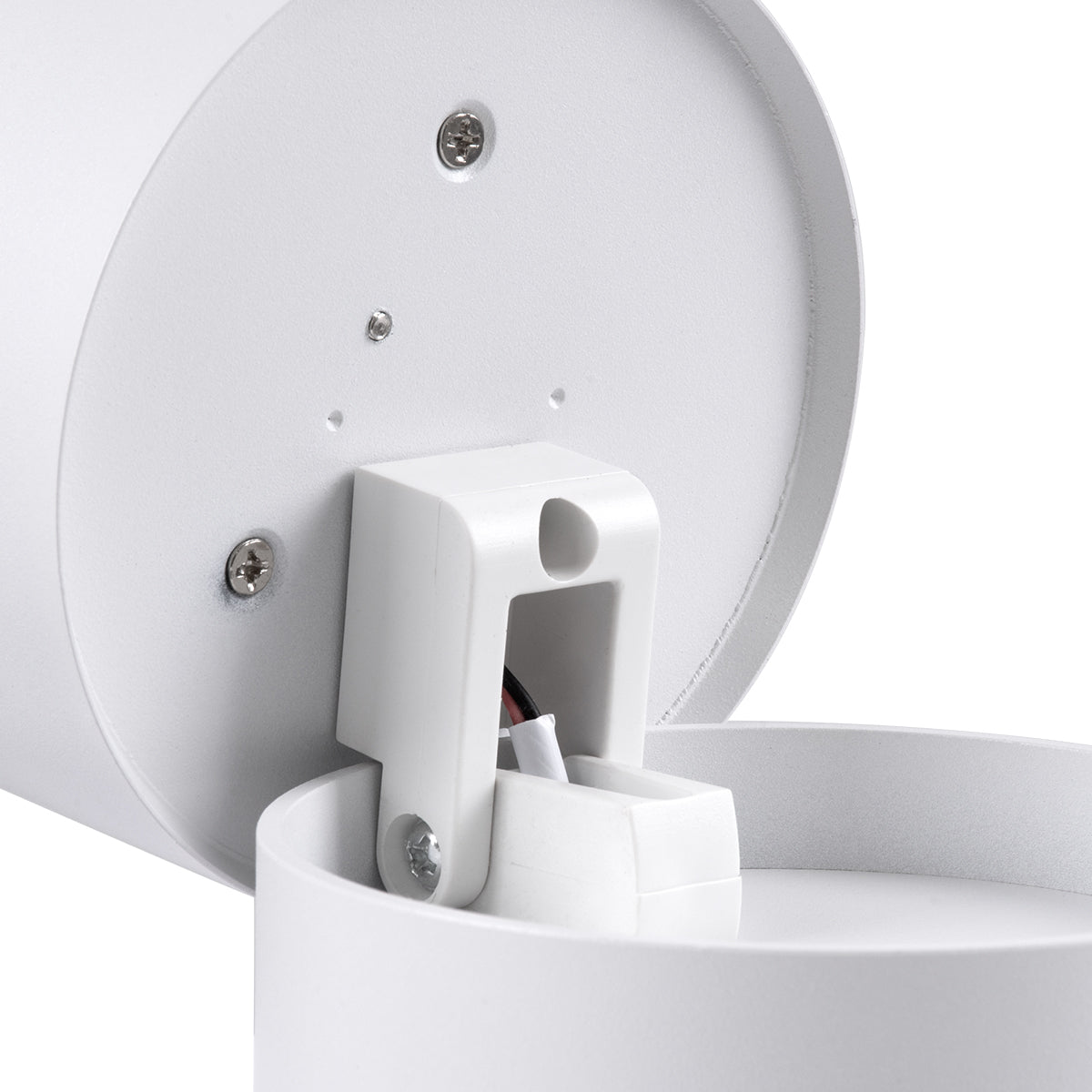 GloboStar® OMEGA-S 60299 Επιφανειακό LED Spot Downlight Φ10cm 12W 1500lm 36° AC 220-240V IP20 Φ10 x Υ10.5cm - Στρόγγυλο - Λευκό - Θερμό Λευκό 2700K - Bridgelux COB - 5 Years Warranty - ledmania.gr