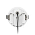 GLOBOSTAR® DUSTY 60341 Χωνευτό Downlight Σποτ LED 12W 1320lm 45° AC 220-240V Αδιάβροχο IP65 Θερμό Λευκό 2700K - Bridgelux COB Chip & TÜV SÜD Driver - Λευκό & Μαύρο Ματ - Μ8 x Π8 x Υ7.5cm / Q7.5cm - 5 Χρόνια Εγγύηση