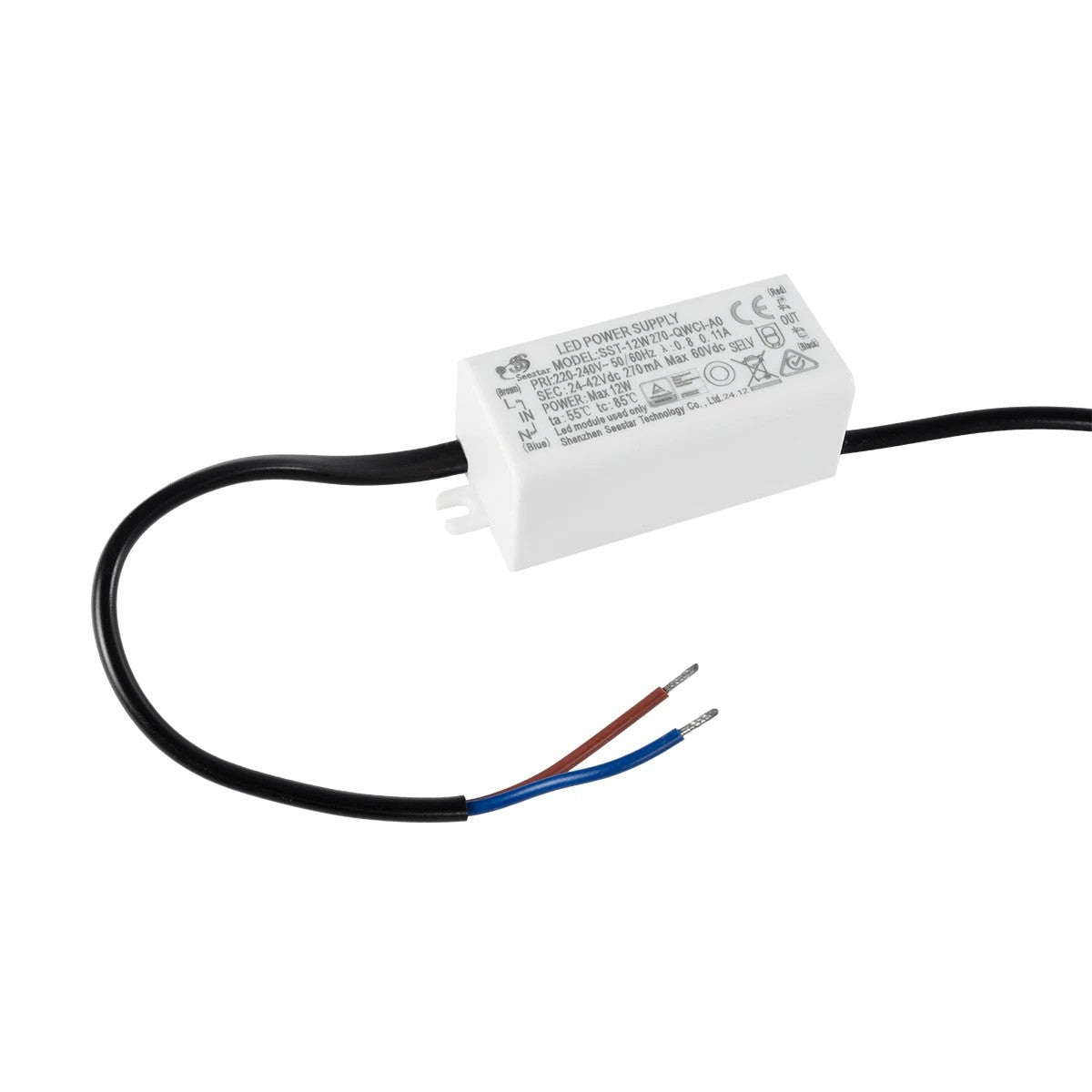 GLOBOSTAR® DUSTY 60341 Χωνευτό Downlight Σποτ LED 12W 1320lm 45° AC 220-240V Αδιάβροχο IP65 Θερμό Λευκό 2700K - Bridgelux COB Chip & TÜV SÜD Driver - Λευκό & Μαύρο Ματ - Μ8 x Π8 x Υ7.5cm / Q7.5cm - 5 Χρόνια Εγγύηση