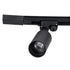 GloboStar® LEO 60354 Μοντέρνο Φωτιστικό Οροφής Ράγα με Κινούμενα Σποτ Αλουμινίου Δίφωτο 2 x GU10 AC 220-240V IP20 Μ50.5 x Π6 x Υ20cm - 2 Γραμμών - Μαύρο - 5 Years Warranty - ledmania.gr