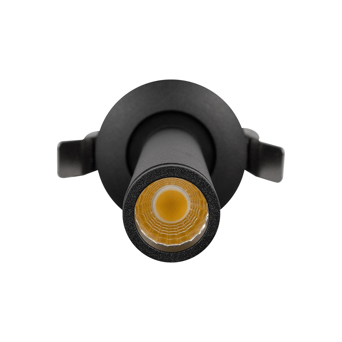 GLOBOSTAR® DALE 60372 Χωνευτό Κινούμενο Downlight Σποτ LED 5W 500lm 36° AC 220-240V IP20 Θερμό Λευκό 2700K - Bridgelux COB Chip & TÜV SÜD Driver - Μαύρο Ματ - Μ6.4 x Π6.4 x Υ20cm / Q5.5cm - 5 Χρόνια Εγγύηση