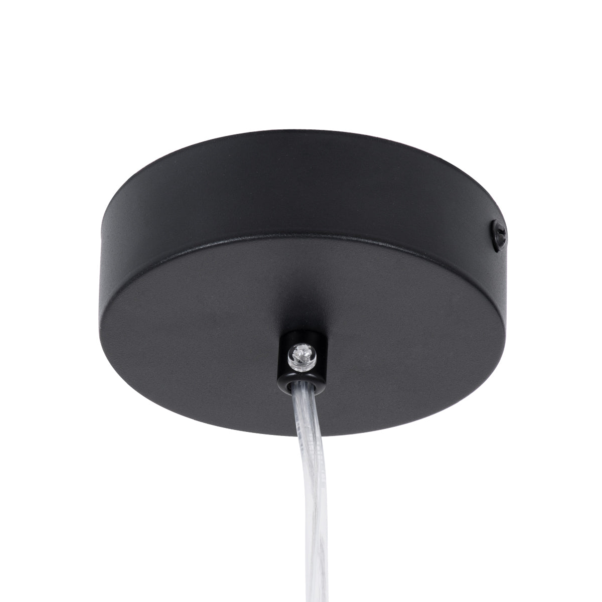 GloboStar® CANAL 60374 Κρεμαστό Φωτιστικό Σποτ Οροφής LED Downlight 7W 700lm 36° AC 220-240V IP20 Φ4 x Υ30cm Θερμό Λευκό 2700K - Μαύρο - Bridgelux COB - 5 Years Warranty - ledmania.gr