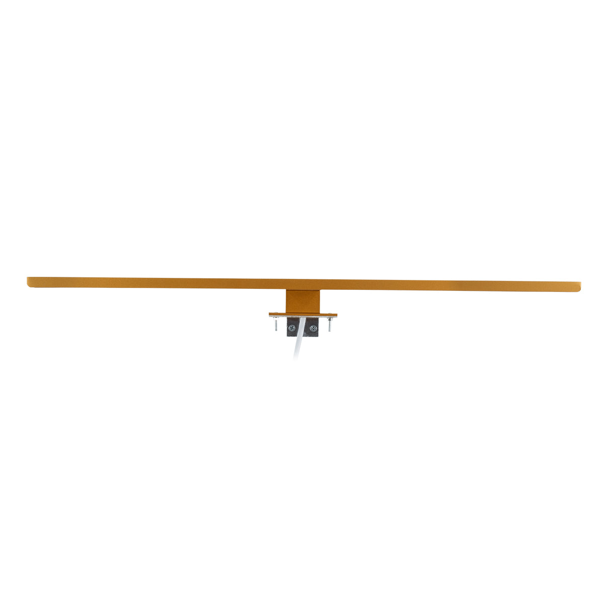 GLOBOSTAR® NINA 60423 Μοντέρνο Φωτιστικό Τοίχου - Απλίκα Καθρέπτη Μπάνιου LED 12W 1400lm 120° AC 220-240V IP20 Φυσικό Λευκό 4500K - Bridgelux SMD Chip - Χρυσό Βούρτσας - Μ60 x Π10.5 x Υ4cm - 3 Χρόνια Εγγύηση - ledmania.gr