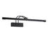 GLOBOSTAR® LAURA 60424 Μοντέρνο Φωτιστικό Τοίχου - Απλίκα Καθρέπτη Μπάνιου LED 12W 1400lm 120° AC 220-240V IP20 Φυσικό Λευκό 4500K - Bridgelux SMD Chip - Μαύρο Ματ - Μ60 x Π27 x Υ13cm - 3 Χρόνια Εγγύηση - ledmania.gr