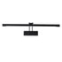 GLOBOSTAR® LAURA 60424 Μοντέρνο Φωτιστικό Τοίχου - Απλίκα Καθρέπτη Μπάνιου LED 12W 1400lm 120° AC 220-240V IP20 Φυσικό Λευκό 4500K - Bridgelux SMD Chip - Μαύρο Ματ - Μ60 x Π27 x Υ13cm - 3 Χρόνια Εγγύηση - ledmania.gr
