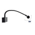 GLOBOSTAR® LAURA 60424 Μοντέρνο Φωτιστικό Τοίχου - Απλίκα Καθρέπτη Μπάνιου LED 12W 1400lm 120° AC 220-240V IP20 Φυσικό Λευκό 4500K - Bridgelux SMD Chip - Μαύρο Ματ - Μ60 x Π27 x Υ13cm - 3 Χρόνια Εγγύηση - ledmania.gr