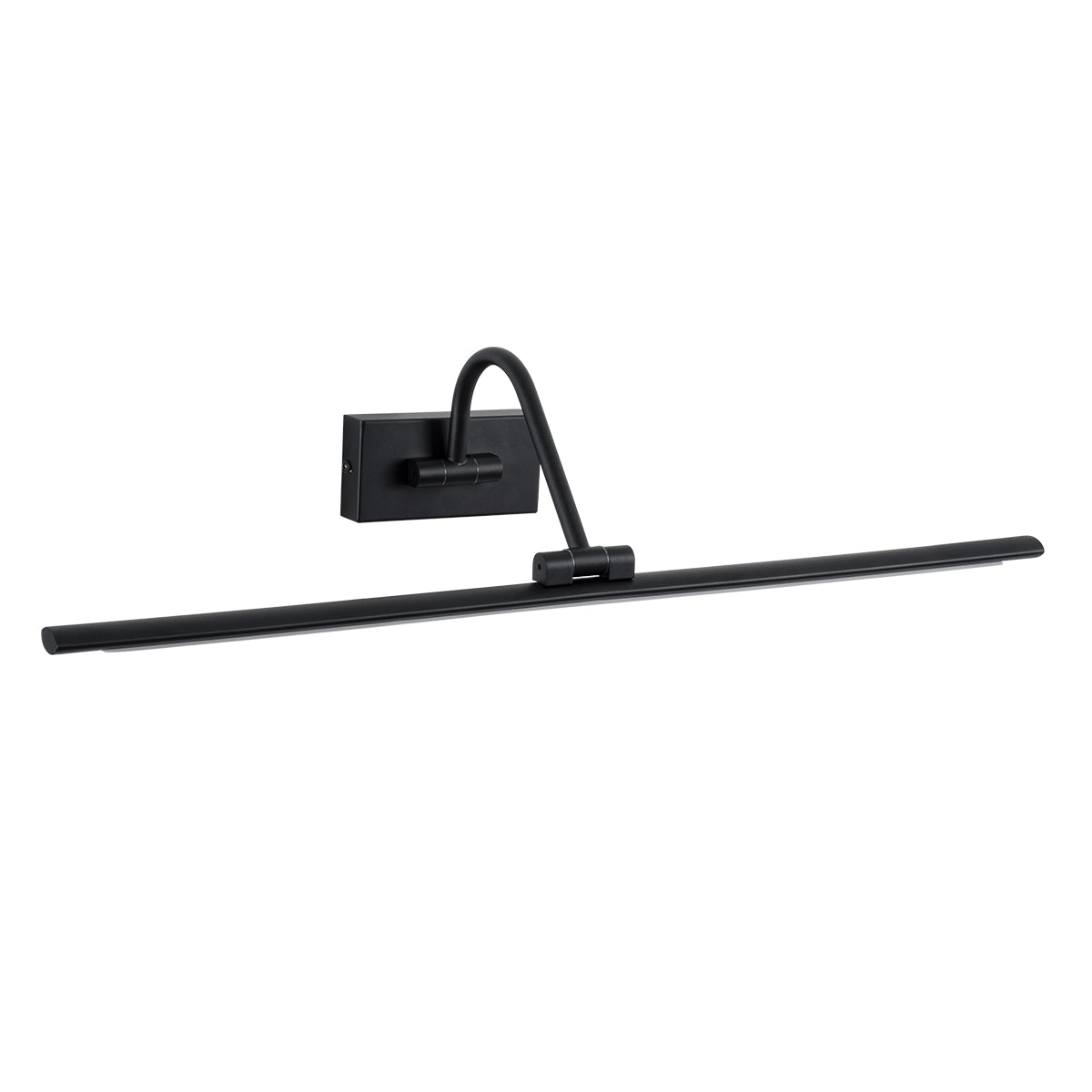 GLOBOSTAR® MIRA 60432 Μοντέρνο Φωτιστικό Τοίχου - Απλίκα Καθρέπτη Μπάνιου LED 12W 1400lm 120° AC 220-240V IP20 Φυσικό Λευκό 4500K - Bridgelux SMD Chip - Μαύρο Ματ - Μ60 x Π20 x Υ13cm - 3 Χρόνια Εγγύηση - ledmania.gr