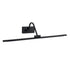 GLOBOSTAR® MIRA 60432 Μοντέρνο Φωτιστικό Τοίχου - Απλίκα Καθρέπτη Μπάνιου LED 12W 1400lm 120° AC 220-240V IP20 Φυσικό Λευκό 4500K - Bridgelux SMD Chip - Μαύρο Ματ - Μ60 x Π20 x Υ13cm - 3 Χρόνια Εγγύηση - ledmania.gr